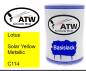 Preview: Lotus, Solar Yellow Metallic, C114: 500ml Lackdose, von ATW Autoteile West.